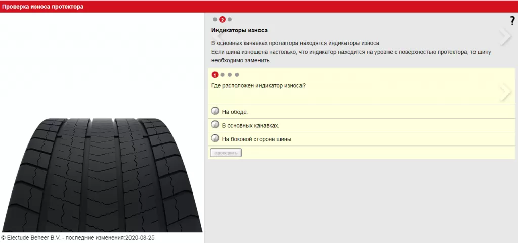 Индикаторы износа Индикаторы износа