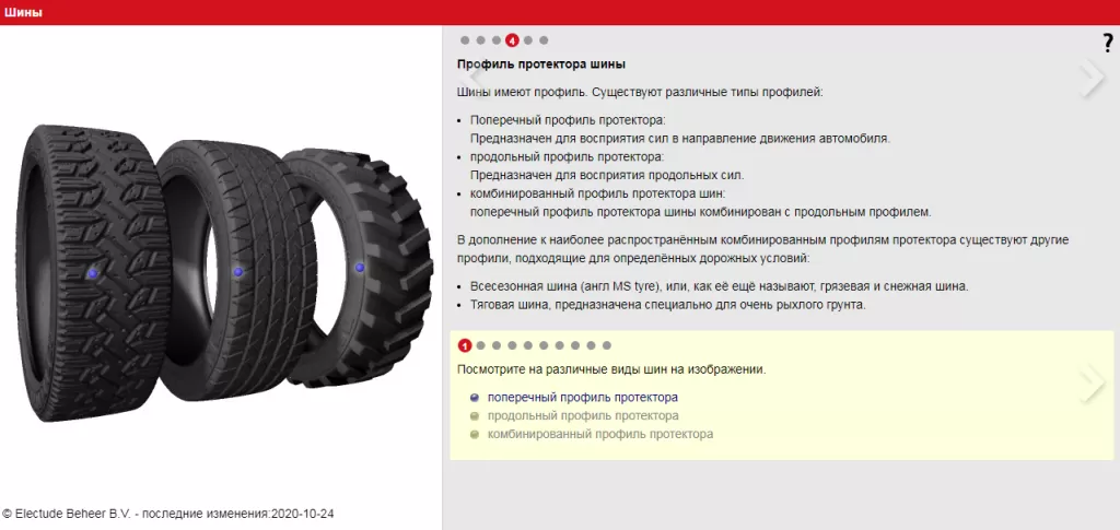 Шины: профиль, нагрузка, требования